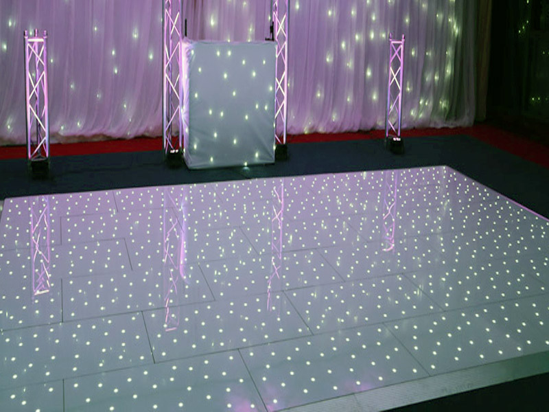 White Starlit Dance Floor & 16*16 ft supply for Anguilla